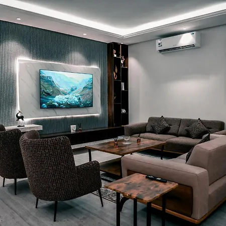 شقة فاخرة بصالة وثلاث غرف نوم Riyadh Exterior photo